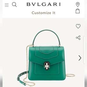 BVLGARI Serpenti forever small top handle bag